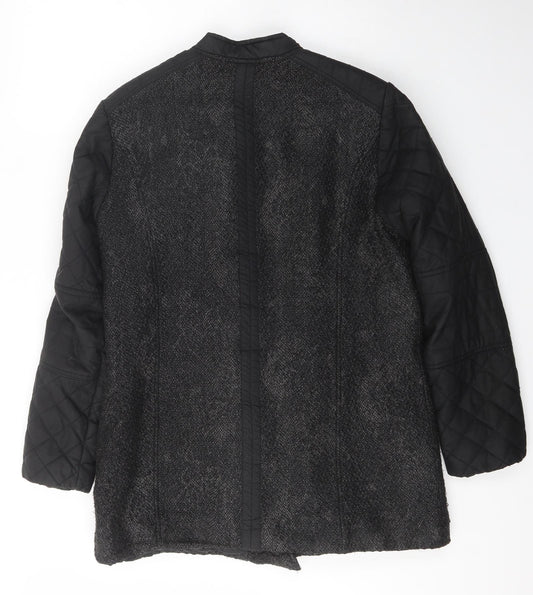 Bx Outerwear Womens Black Jacket Coat Size 10 Zip