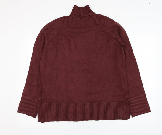 NEXT Mens Red Viscose Pullover Sweatshirt Size M