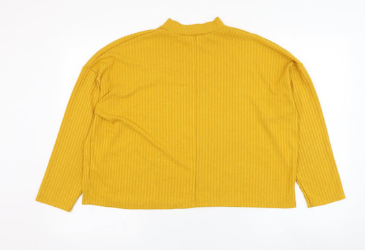 Dunnes Stores Womens Yellow Viscose Pullover Sweatshirt Size 16 Pullover
