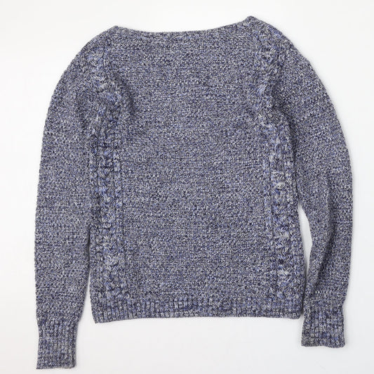 Gap Mens Blue Round Neck Cotton Pullover Jumper Size XS