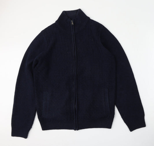 Marks & Spencer Mens Blue Jacket Size S Zip
