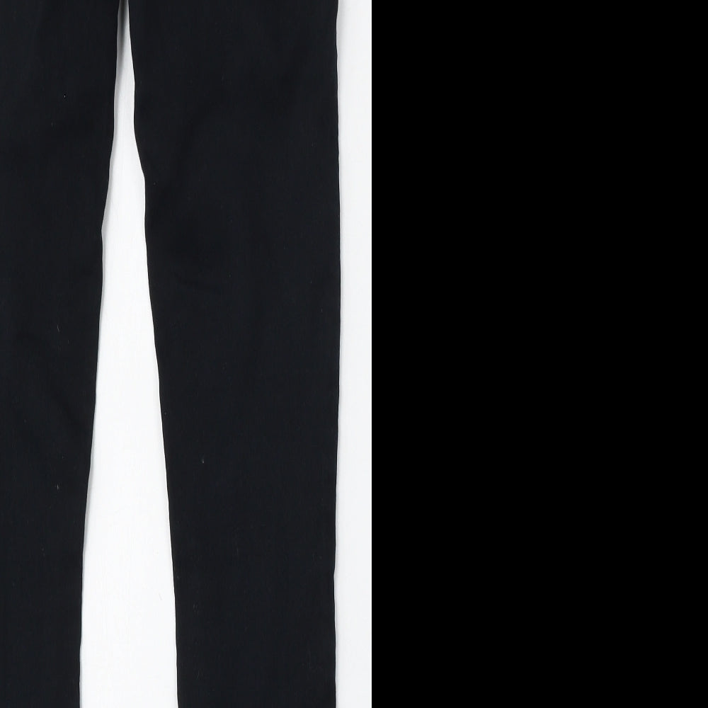 VERO MODA Womens Black Cotton Skinny Jeans Size 26 L28 in Regular Button