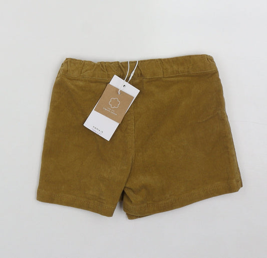 name it Girls Brown Cotton Wrap Skort Size 2-3 Years Regular