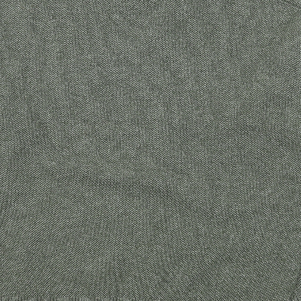 Marks and Spencer Womens Green Roll Neck Polyester Pullover Jumper Size S