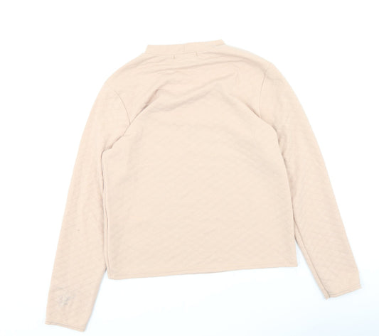 I SAW IT FIRST Womens Pink Polyester Pullover Sweatshirt Size 6