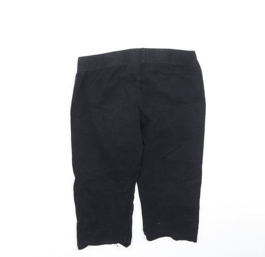 Miss evie Girls Black Cotton Jegging Trousers Size 7-8 Years Regular