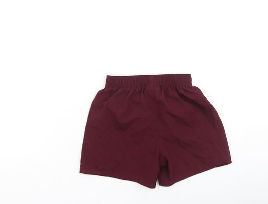 Umbro Boys Purple Polyester Sweat Shorts Size 4-5 Years Regular