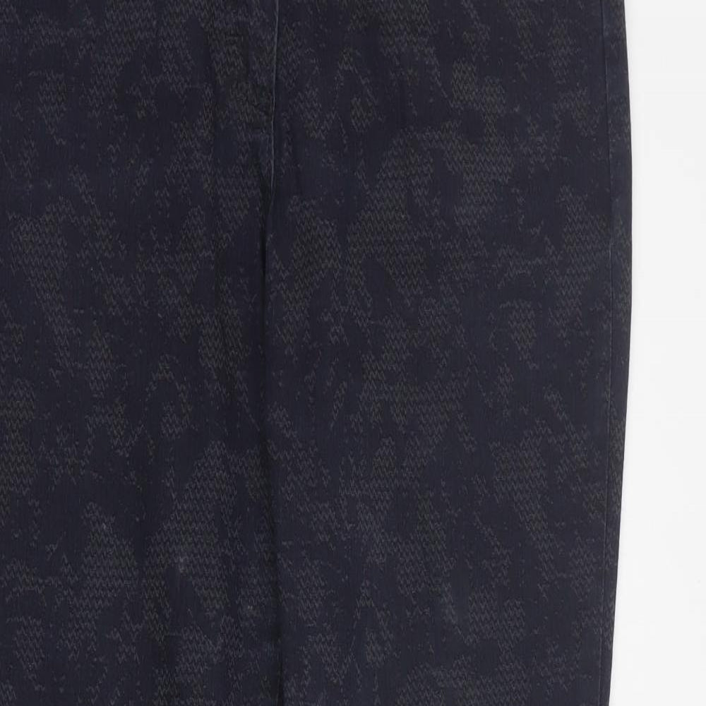 Raphaela Womens Blue  Cotton Skinny Jeans Size 12 L28 in Regular Zip