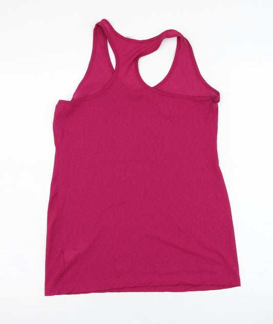 NEXT Womens Purple Polyester Basic Tank Size 10 Round Neck Pullover