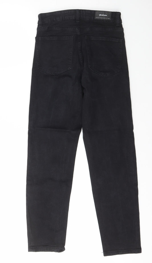 Astradivarius Womens Black Cotton Skinny Jeans Size 8 L28 in Slim