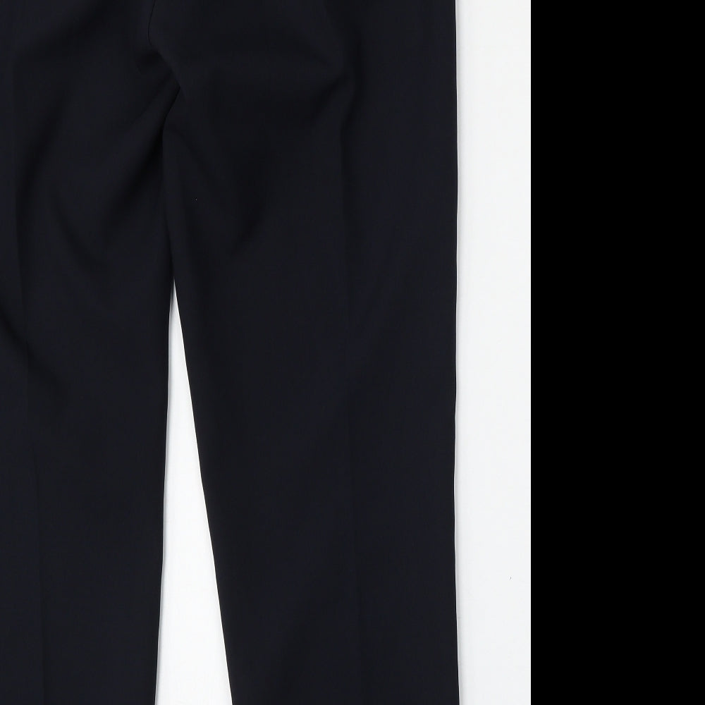 Bonmarché Womens Blue Polyester Trousers Size 14 L30 in Regular