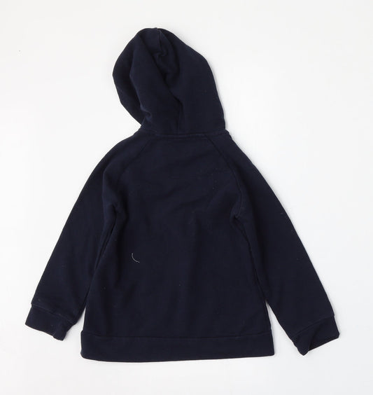 Mayoral Girls Blue Cotton Full Zip Hoodie Size 4 Years Zip