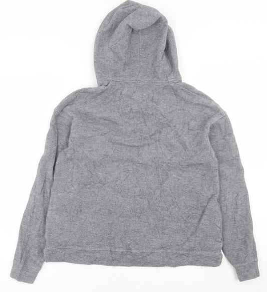 INSOMNIA Womens Grey Cotton Pullover Hoodie Size M Pullover