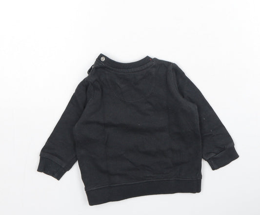 F&F Baby Grey Cotton Pullover Jumper Size 3-6 Months - Sunshine