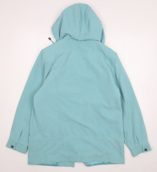 JBC Womens Blue Jacket Size 12 Button