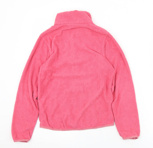 Hi Gear Girls Pink Geometric Jacket Size 7-8 Years Zip