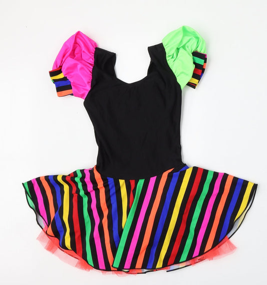 Dansek Dezines Girls Multicoloured Nylon Trapeze & Swing Size 12 Months Round Neck - Girls fancy dress