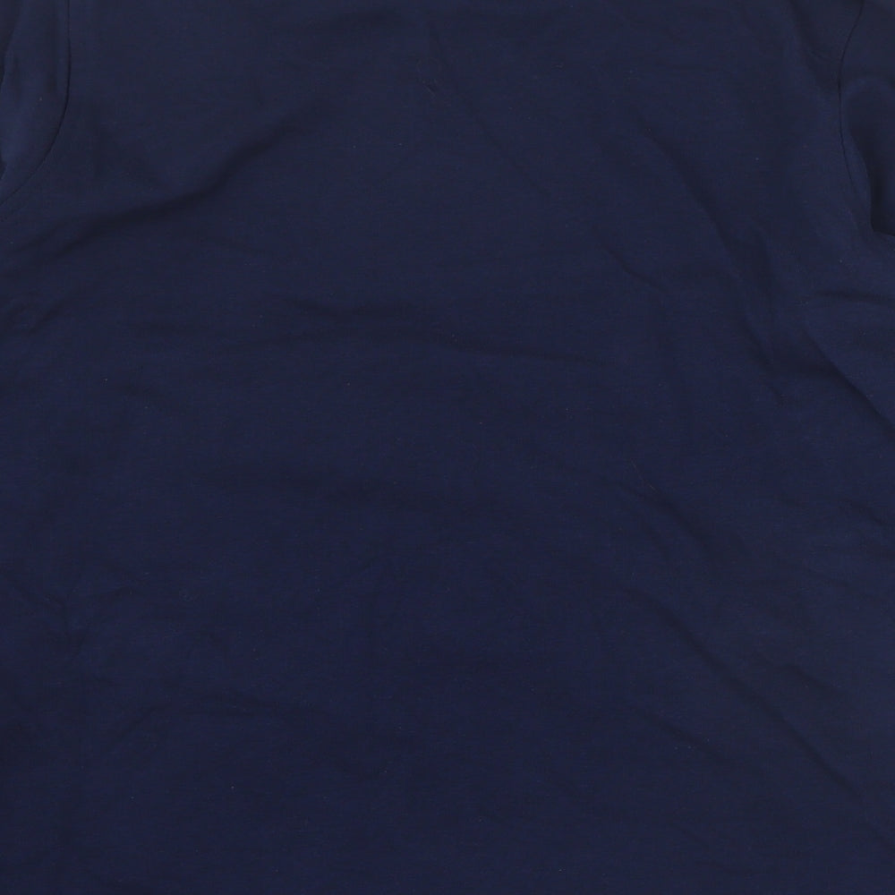Marks and Spencer Womens Blue Cotton Pullover Sweatshirt Size 18 Pullover - Jubilee