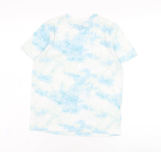 Epic Threads Boys Blue Cotton Basic T-Shirt Size S Round Neck Pullover