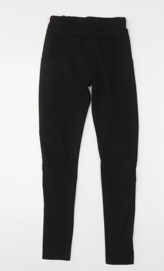 SheIn Womens Black Polyester Cargo Leggings Size 6 L25 in
