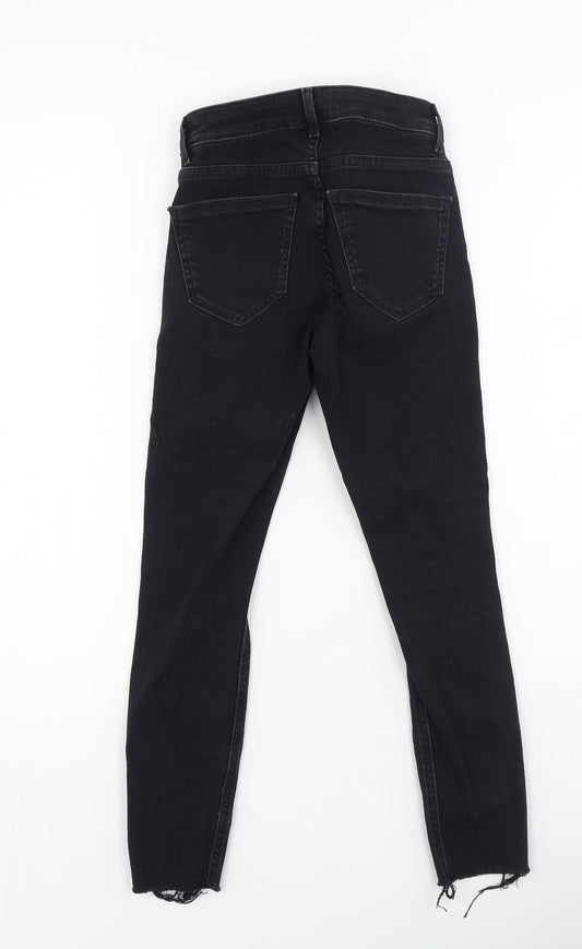 New Look Girls Black Cotton Skinny Jeans Size 9 Months Regular