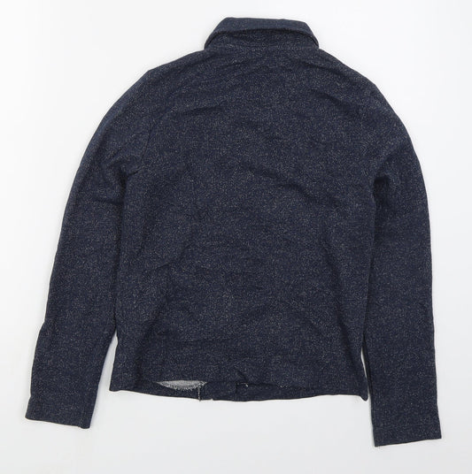 name it Girls Blue Jacket Size 11-12 Years Zip
