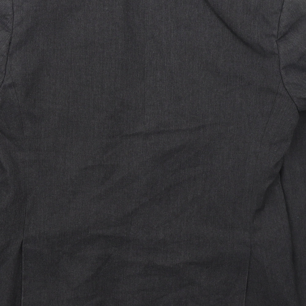 Marks and Spencer Mens Grey Polyester Jacket Suit Jacket Size 40