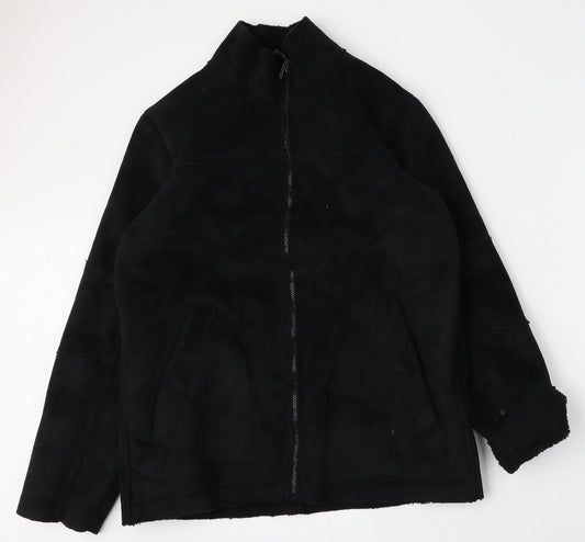 Soul Brother Mens Black Jacket Size M Zip