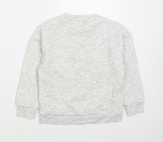 Primark Boys Gold Cotton Pullover Sweatshirt Size 5-6 Years Pullover