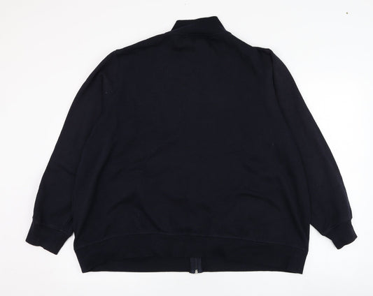 BM Mens Blue Polyester Full Zip Sweatshirt Size XL