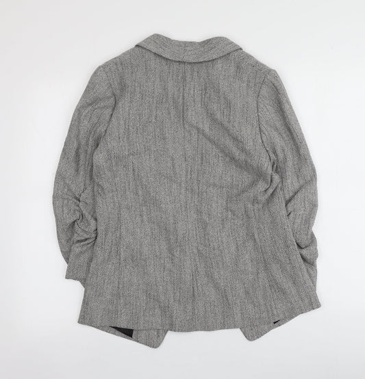 H&M Womens Grey Jacket Size 10