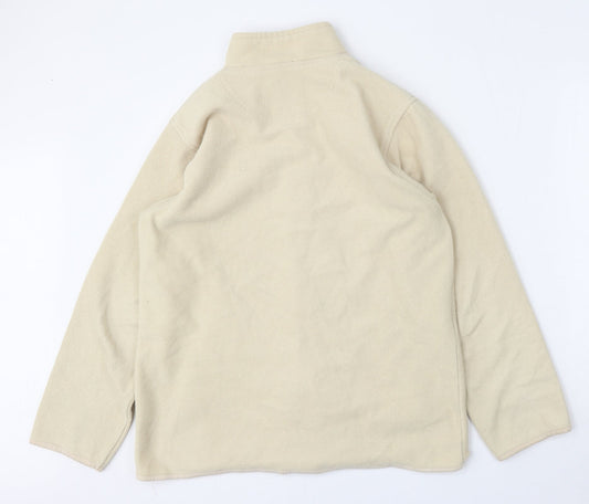 EWM Womens Beige Jacket Size S Zip
