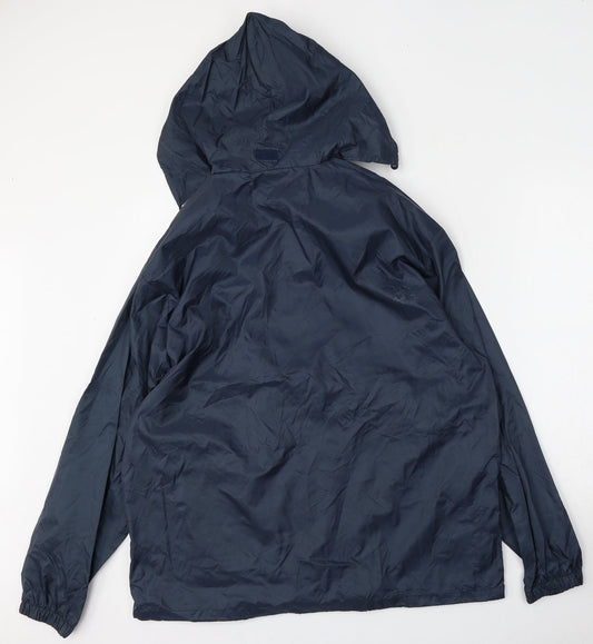 Result Mens Blue Anorak Jacket Size S Zip