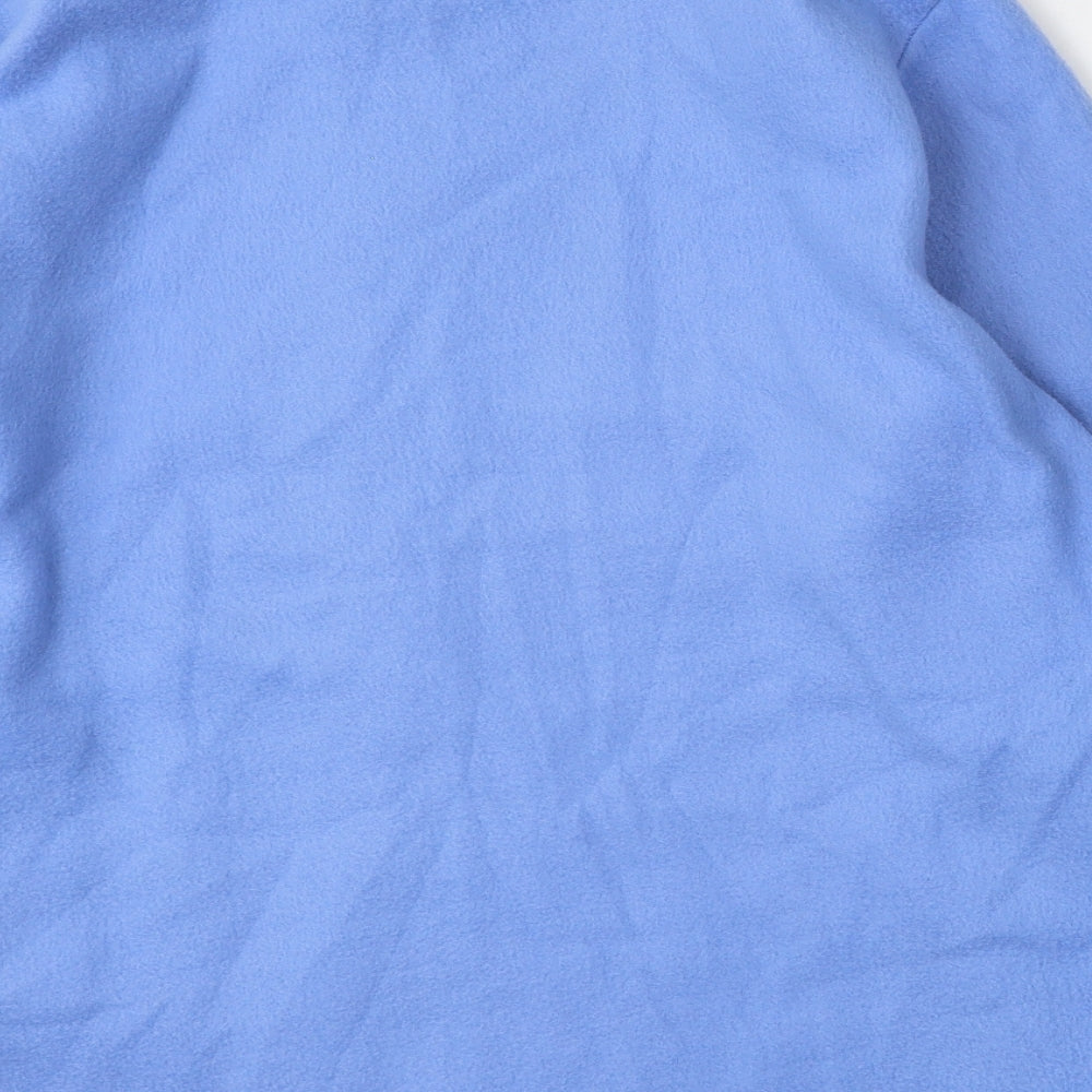 Anne De Lancay Womens Blue Jacket Size L Zip