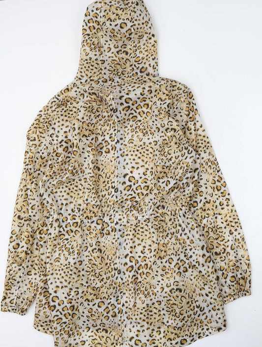 Jess Womenswear Womens Multicoloured Animal Print Jacket Size S Zip