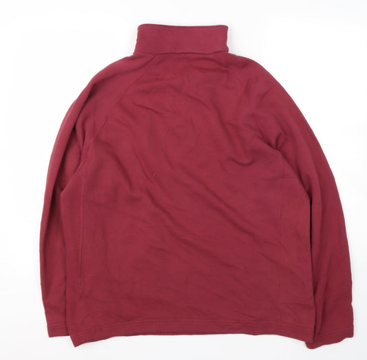 Marks and Spencer Mens Red Cotton Pullover Sweatshirt Size M