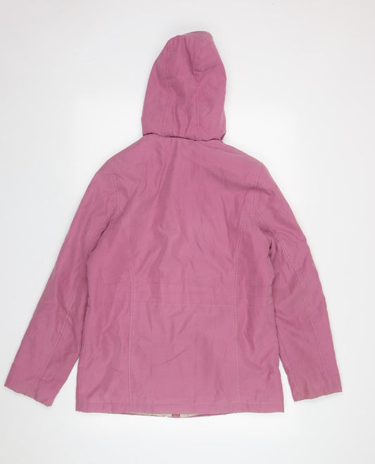 First Avenue Womens Pink Jacket Size 10 Zip