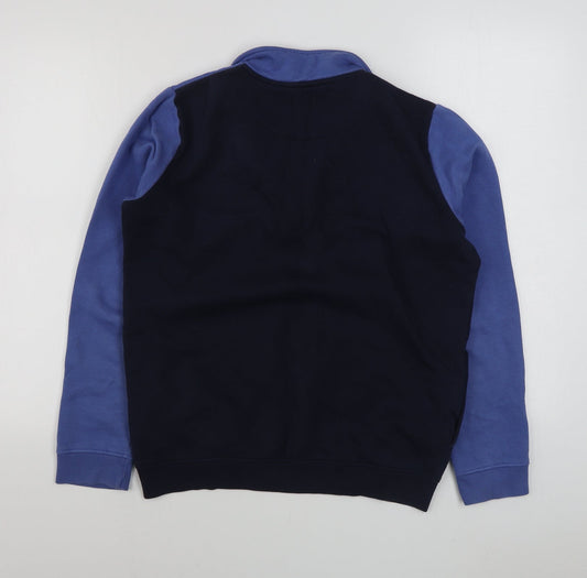US Polo Assn. Boys Blue Jacket Size 14-15 Years Zip