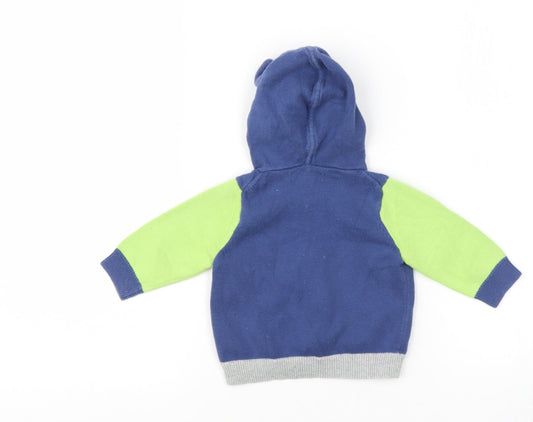 Gap Baby Blue Cotton Cardigan Jumper Size 3-6 Months