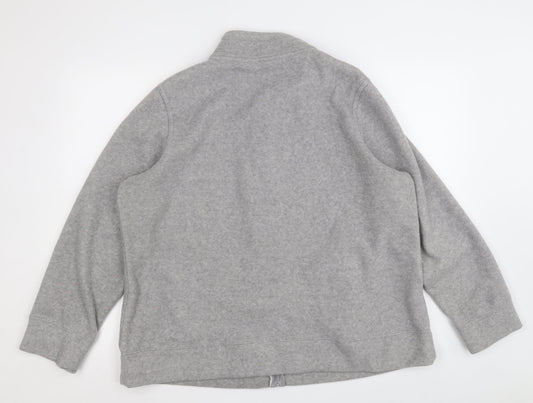 BM Womens Grey Jacket Size L Zip