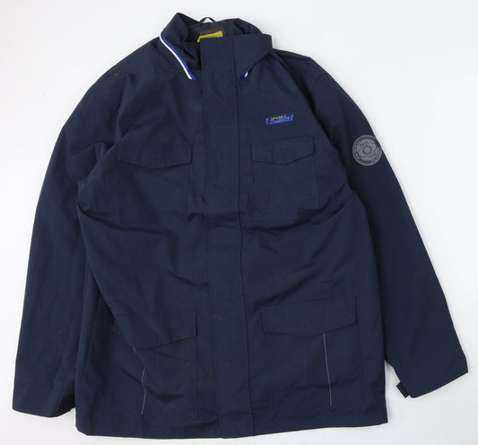 Atlas Mens Blue Jacket Size M Zip