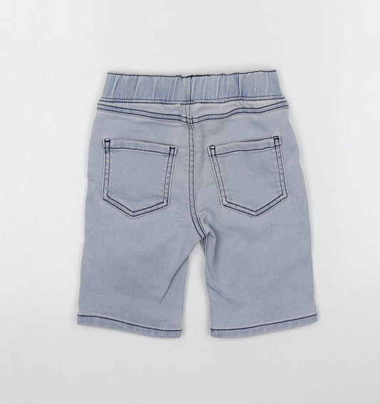 Dunnes Stores Boys Blue Cotton Cargo Jeans Size 12-18 Months