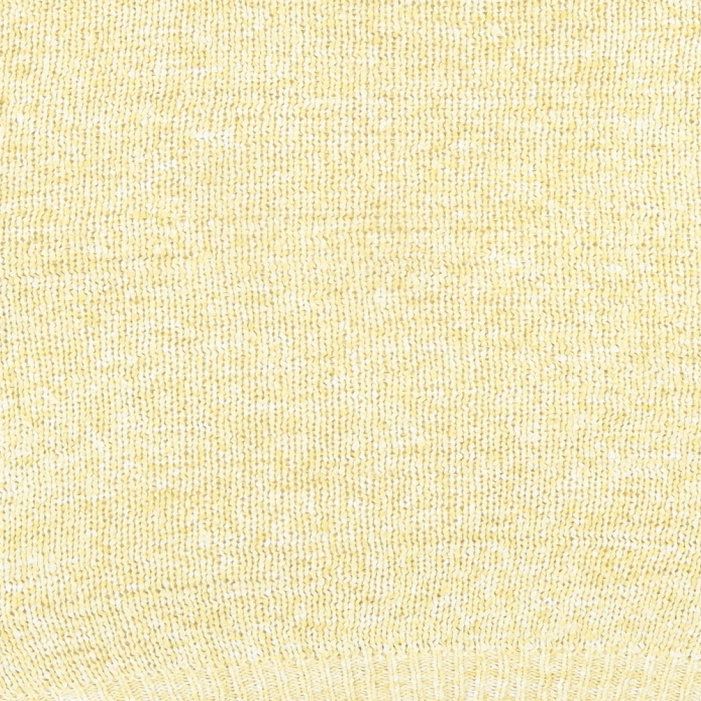 Marks and Spencer Womens Yellow Crew Neck Viscose Pullover Jumper Size XL