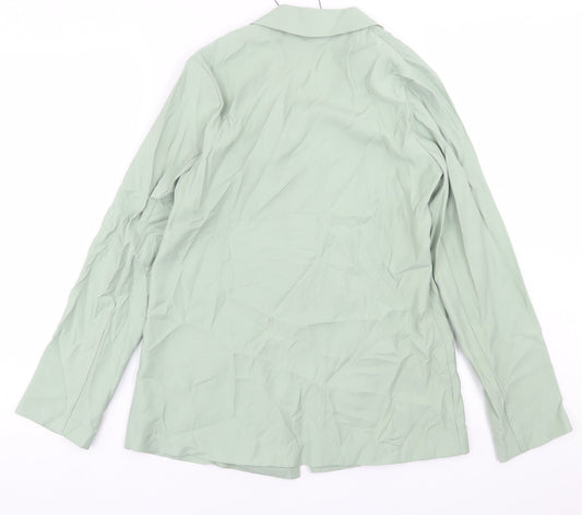 Primark Womens Green Jacket Blazer Size 4