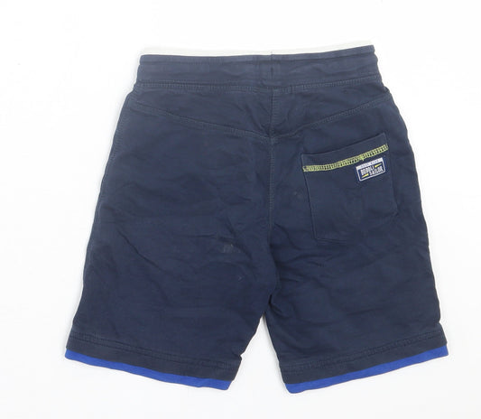 Boboli Boys Blue Polyester Bermuda Shorts Size 6 Years Regular Tie