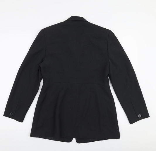 Precis Womens Grey Jacket Blazer Size 12 Button