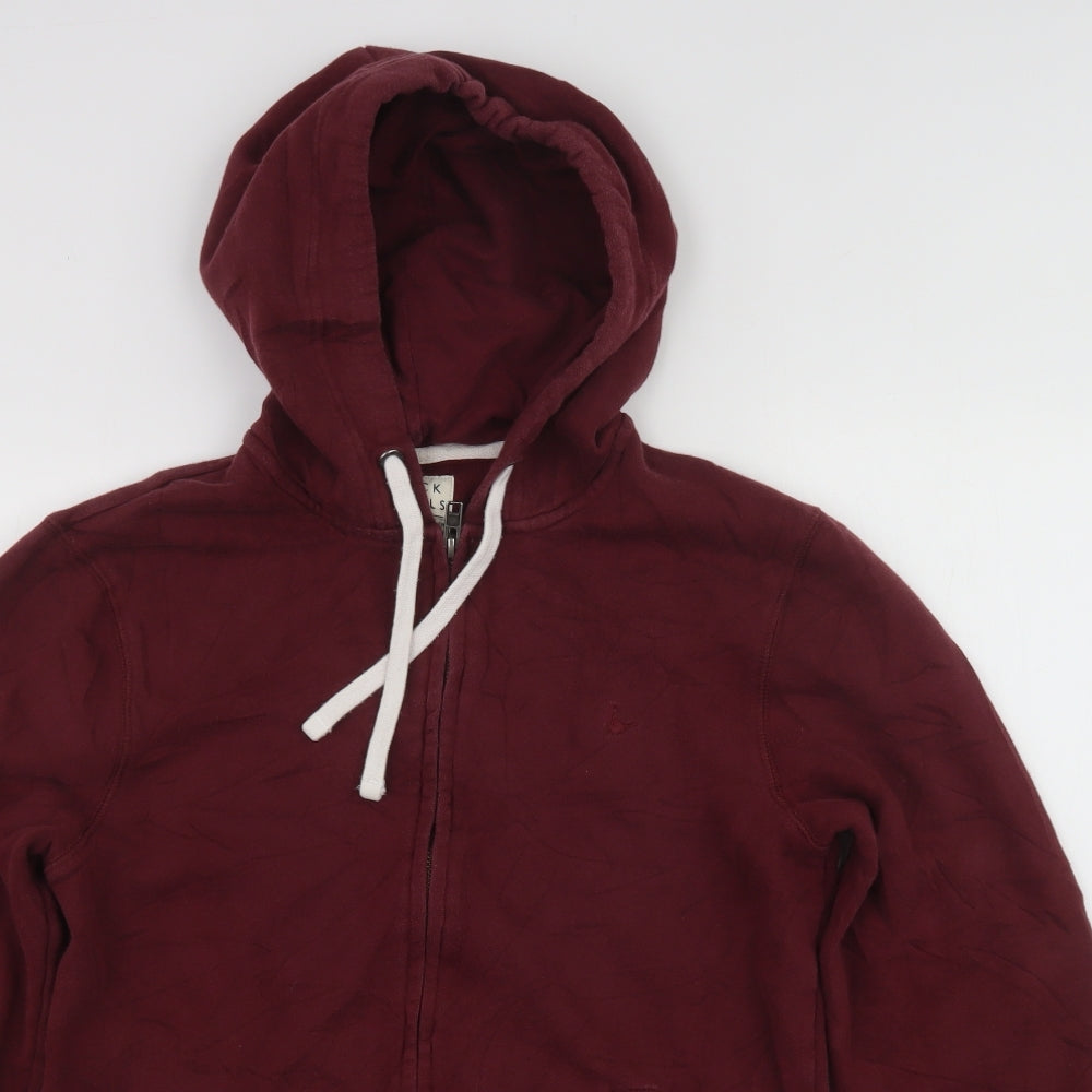 Jack Wills Womens Purple Cotton Full Zip Hoodie Size XS Zip - Jack wills