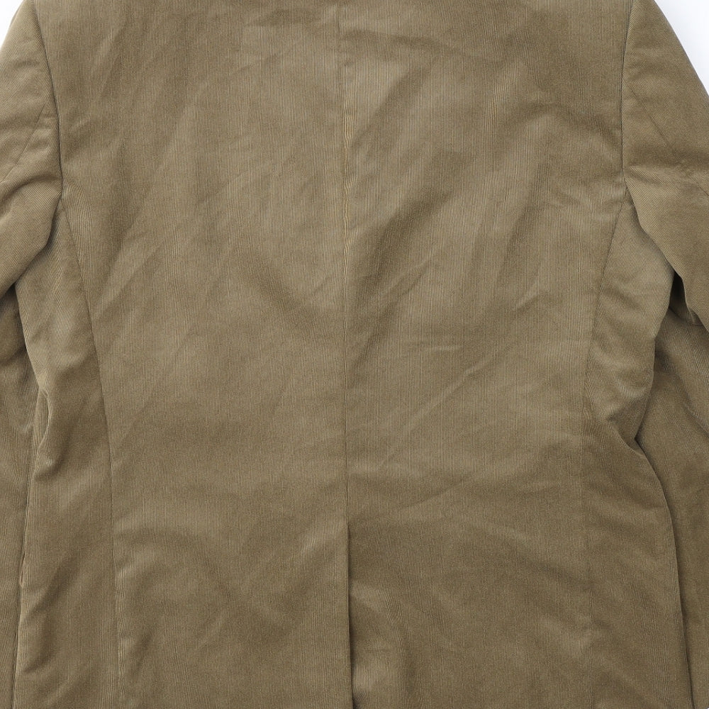 Marks and Spencer Mens Brown Polyester Jacket Suit Jacket Size 38