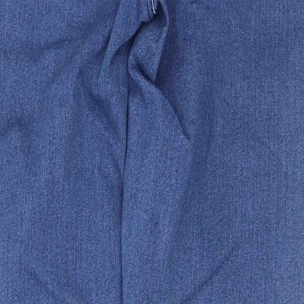 Only Womens Blue Cotton Skinny Jeans Size XL L30 in Regular Button