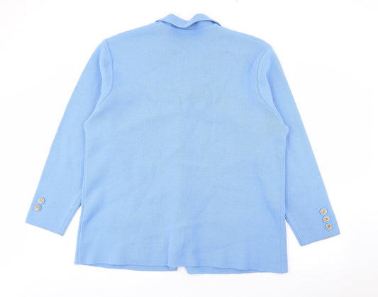 Bonmarché Womens Blue Jacket Size XL Button